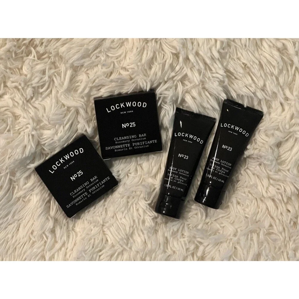 Lockwood New York by Gilchrist & Soames Body Lotion & Cleaning Bar (Set of 4)